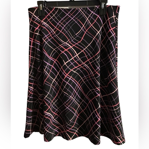 Robe Relativity Taille M Rose Et Noir - Coupe A-line, Sans Manches, Pour Le Travail